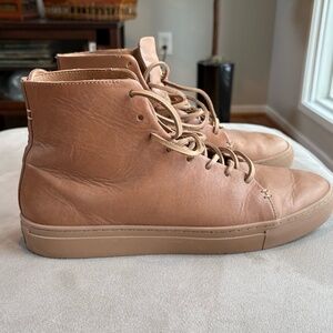 Thursday Boot Co. High Top Sneakers Mens Size 10; Tan Leather Casual Shoes